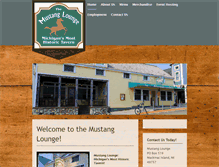 Tablet Screenshot of mustang-lounge.com